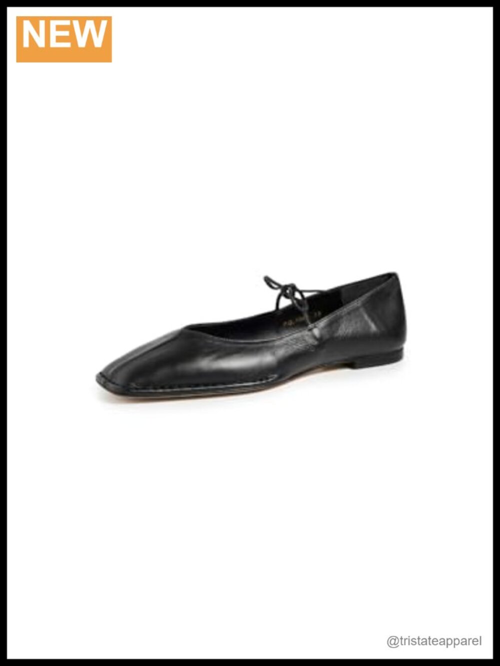 ALOHAS Sway Flats Leather Tie Strap Padded Footbed Ballet Flats